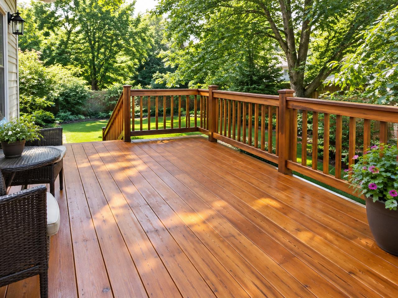 Deck Staining & Painting example